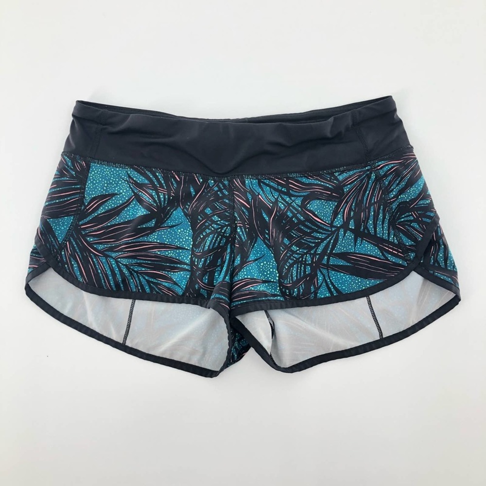 Lululemon Athletica Black and Blue Athletic Shorts